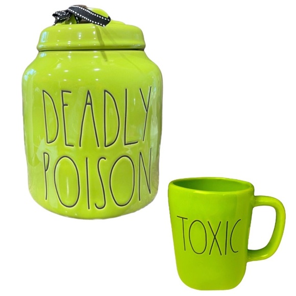 Rae Dunn Other Rae Dunn Deadly Poison Canister Toxic Mug Bundle Poshmark